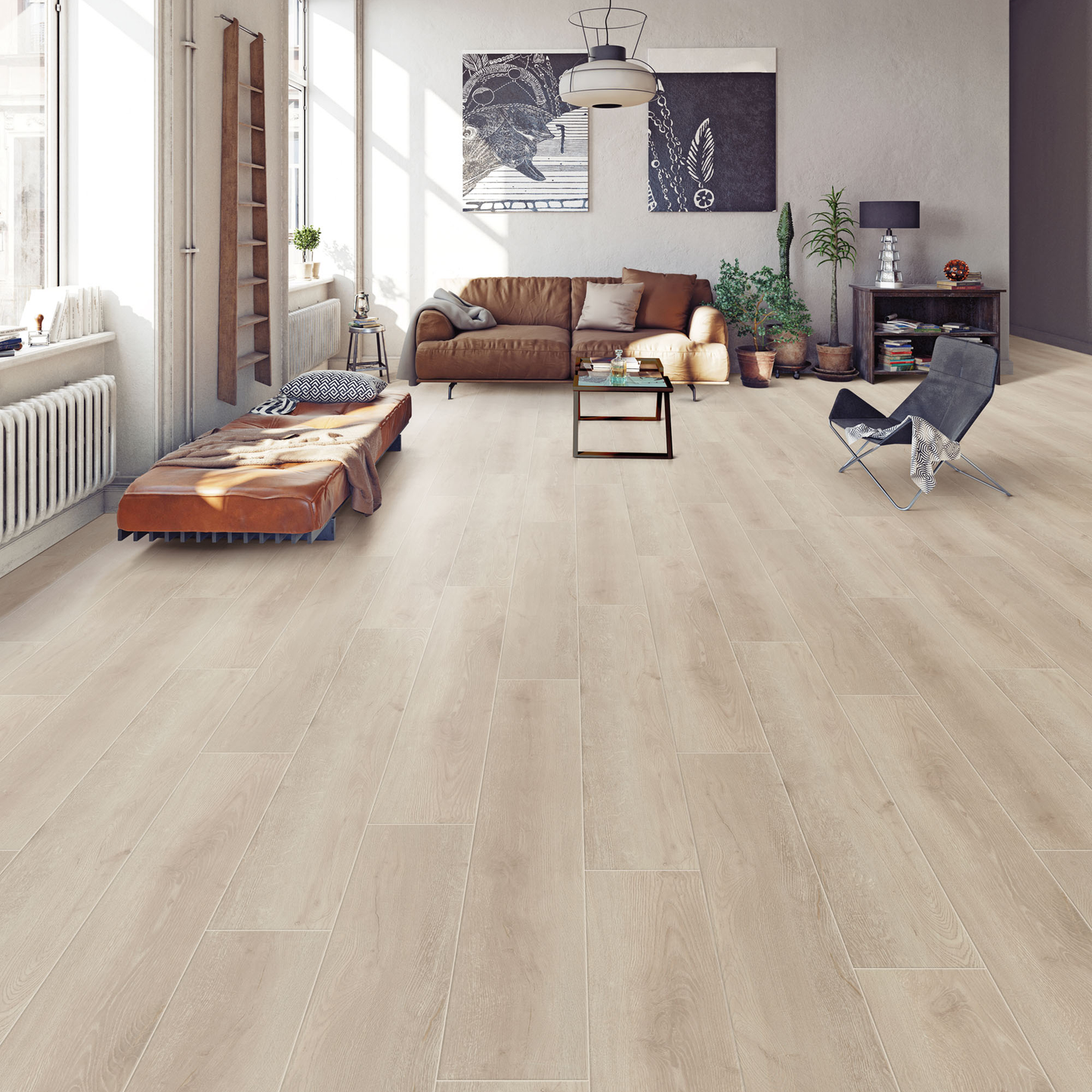 Meadow Oak SPC Vinyl Plank Sample