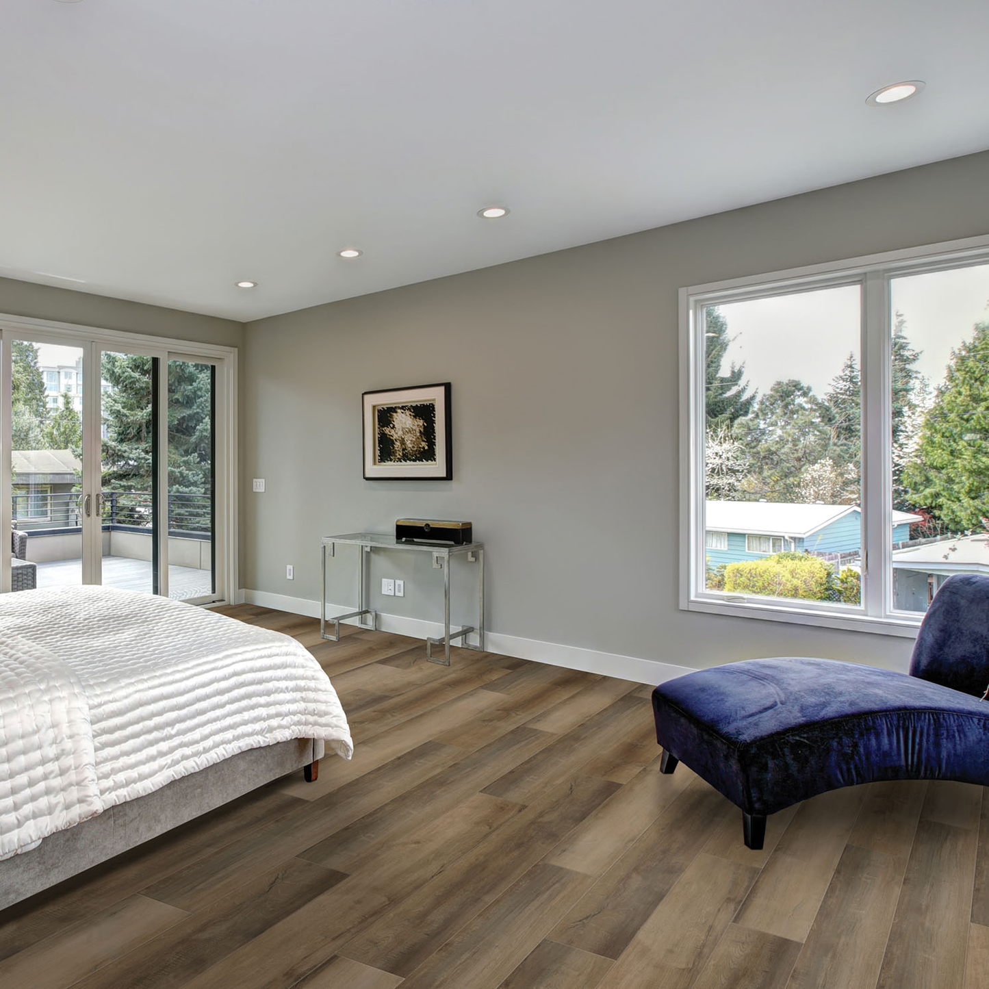 Patio Oak SPC Vinyl Plank Sample